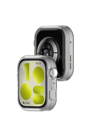 Xiaomi Redmi Watch 6 Uyumlu Silikon Kasa Ve Ekran Koruyucu 360 Derece Full Koruma Darbe Emici