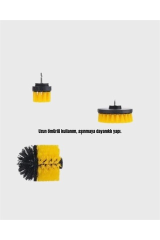 Bfs Yüksek Devirde Etkili Temizlik Sağlayan Matkap Ucu Fırça Seti