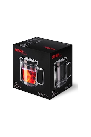 Simax 3280 Twin Demlik 1.10 L Şeffaf