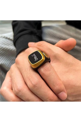 Xindoker E01 Pembe 18 Akıllı Tasbih Yüzük - Oled Ekran, Ble5.1, Usb Şarj, Zaman/günlük Sayım Takibi, Titreşim Bildirimi