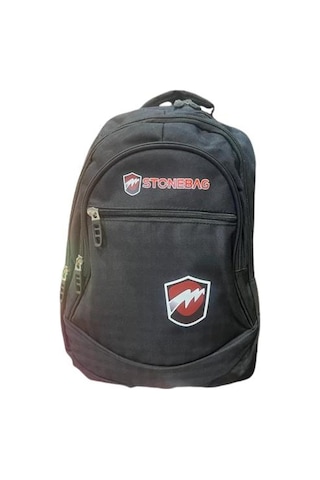 Nk Stonebag Laptop Bölmeli Günlük Kumaş Sırt Çantası Gri