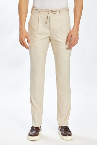 Ecer Liffey Pleated Kargo Pantolon-bej Bej