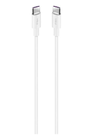 Usb-c - Usb-c 150cm Uyumlu 100w Pd/qc Hızlı Şarj/data Kablosu Beyaz