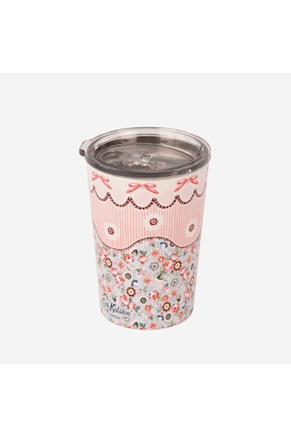 Pembe Paslanmaz Çelik Kupa 375 Ml