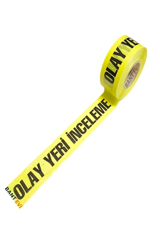 Olay Yeri İnceleme Bandı 7cmx500metre Olay Yeri İkaz Şeridi
