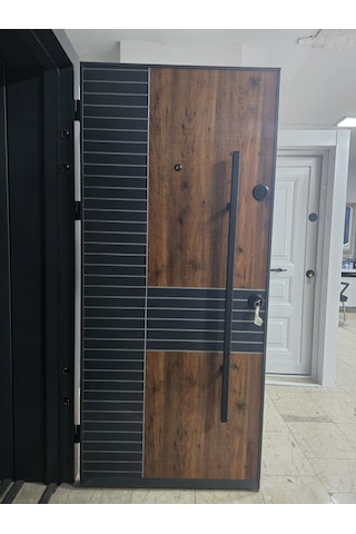 Kompozit Dış Mekan Çelik Kapı Antrasit Gri