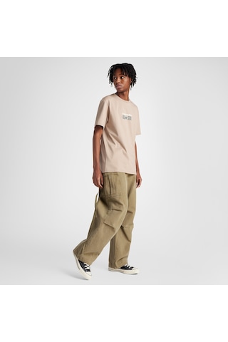 Converse Erkek Kahverengi T-shirt 10028551 Kahverengi