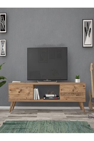 Mbes Mobilya Eda Atlantik 140 Cm Tv Ünitesi (Atlantik Çam)
