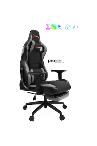 Xprime Over Pro. Oyuncu Koltuğu Hybrid Kumaş Gri
