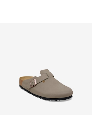 Terlik Kadın 1033068 Birkenstock Boston Bf Nu Stone Bej - Taba