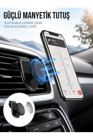 Kalorifer Izgaralı Manyetik Telefon Tutucu Sarsıntı Geçirmez Yeni Nesil Belirtilmemiş 82946818