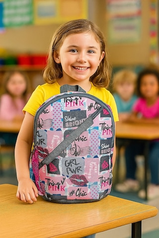 Newbag Girls Power Kız Anaokulu Sırt Çantası Yeni Sezon -pemb-gr