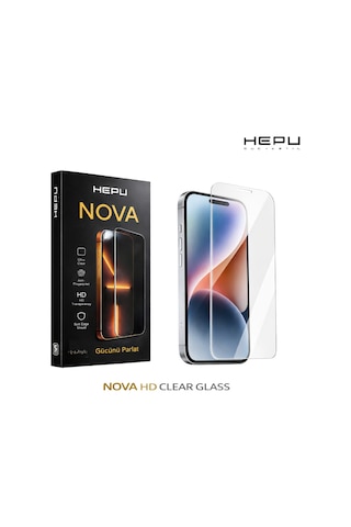HEPU NOVA HD Clear Temperli Cam Ekran Koruyucu – iPhone 11 / XR Uyumlu