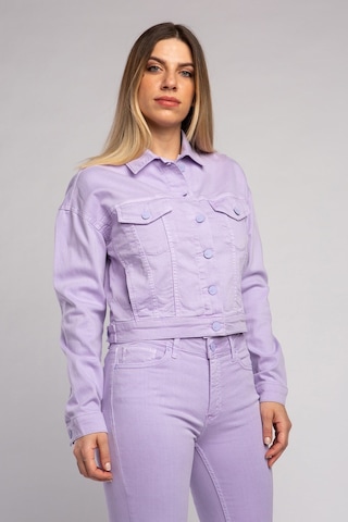 Vigoss Kadın Basıc Non Denim Ceket S-mc46560-70046 Lila