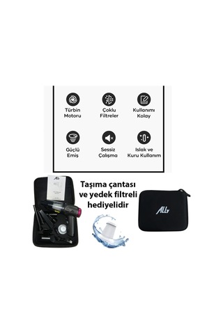 Turbo Emiş 14000 Pa Güçlü Vakum Araç Süpürgesi Portatif Ev Araba Kullanımı İçin Süpürge