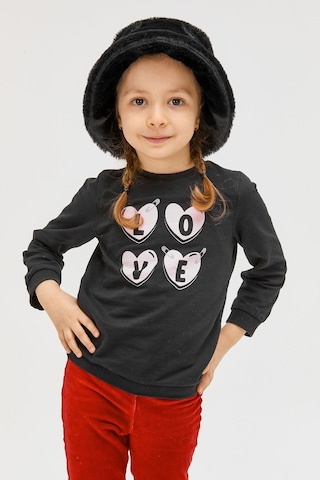 Benitto Kids Benittokids Kız Çocuk Peluş Bucket Şapka 7001-siyah