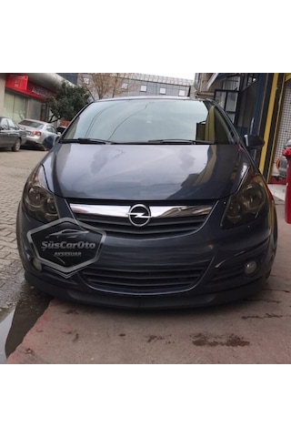 Opel Corsa D 2006-2014 Uyumlu Üniversal Astra H Lip Esnek Ön Lip 2 Parça Tampon Altı Dil Karlık Ön Ek 00 Şüscaroto Aksesuar