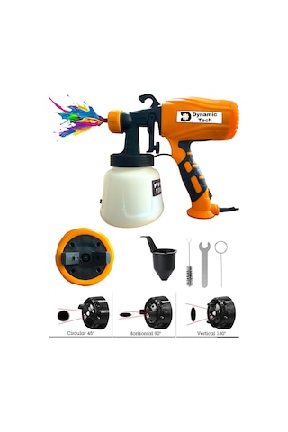 Dynamic Tech Profesyonel 1000 W Elektrikli Sprey Boya Püskürtme Tabancası Dezenfektan İlaçlama Makinesi