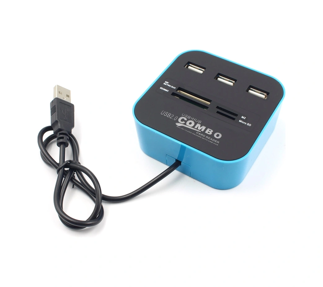 Sones 7'si 1 Arada Combo Usb 2.0 Hub Okuyucu 7 Portlu