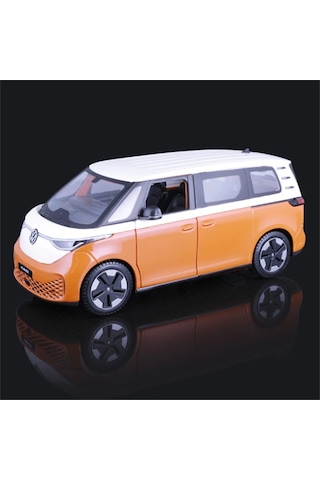 Maisto 1:24 Volkswagen Id Buzz Alaşım Otobüs Araba Modeli Döküm Simülasyon Yellow