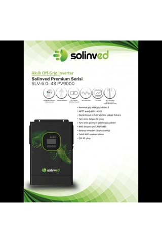 Solinved Gordion Serisi 6kw 48v Mppt Off-grıd İnverter