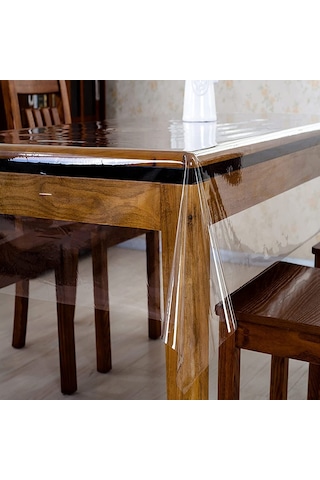 Masa Örtüsü Şeffaf Pvc | 0.25Mm | Koruyucu Mika | Asetat Muşamba