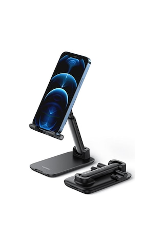 Ugreen Katlanabilir Çok Açılı Yükseklik Ayarlı Telefon Standı Siy (529423473)