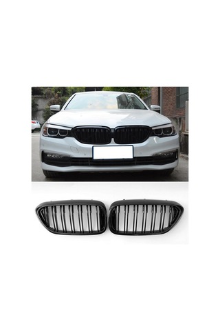 Bmw 5 Serisi G30 Piano Black Ön Panjur Izgara Böbrek