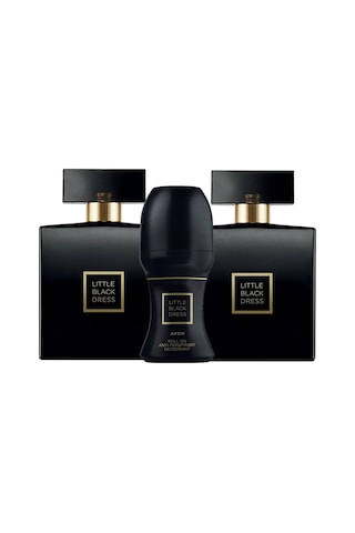 Avon Little Black Dress Kadın Parfüm EDP 2 x 50 ML + Roll On 50 ML