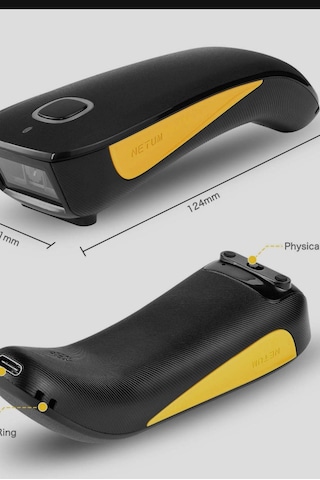 Bluetooth Kablosuz 2D Barkod Tarayıcı