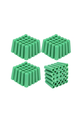 6mm Yeşil Plastik Dübel 500'lü Ekonomik Paket