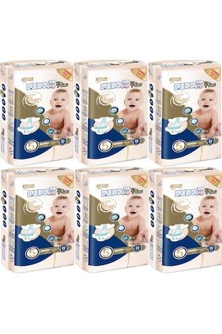 Pedo Plus Bebek Bezi 5 Numara 11-25kg Junior 120 Adet 6'lı