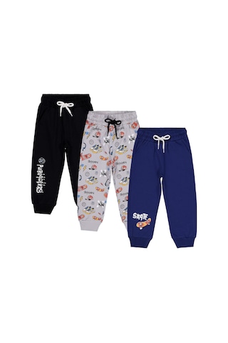 Civil Boys Skaterboard Baskılı 3'lü Set 2-5 Yaş Eşofman Altı - Standart