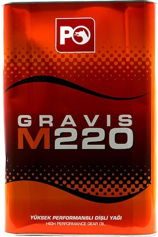 Petrol Ofisi Gravis M 220 Dişli ve Redüktör Yağı 16 KG