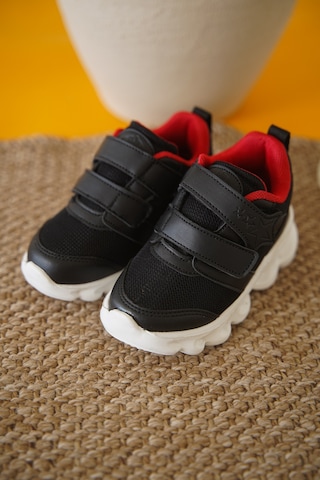 Daxtors Cayt Cırtlı Kız Çocuk Sneaker Spor Ayakkabı Siyah