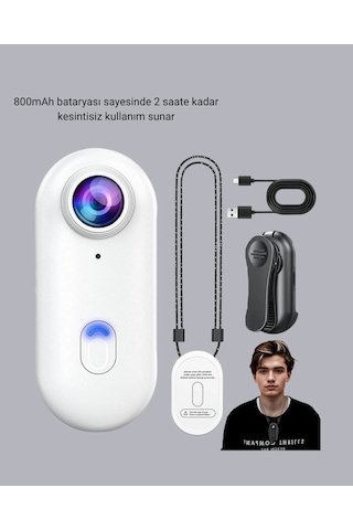 Kompakt 1080p Aksiyon Kamerası Suya Dayanıklı Wifi Ve 120 Geniş Açı -
