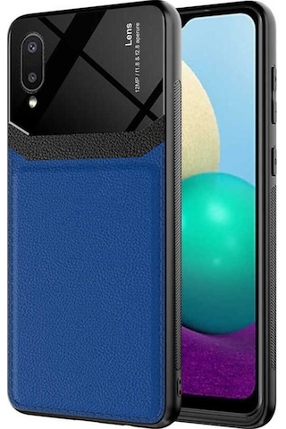 Galaxy A02 Kılıf Zore Emiks Kapak Lacivert