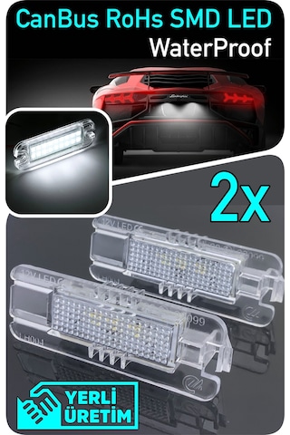 Volkswagen Vw Bora 4 Kombi Variant 1998-2005 Canbus Led Plaka Aydınlatma Ledi Lambası