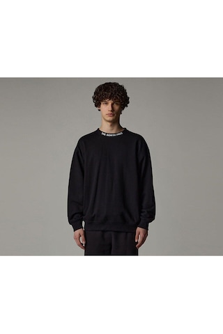 The North Face M Zumu Oversize Crew Erkek Günlük Sweatshirts Nf0a89fhjk31 Siyah-3729 Siyah