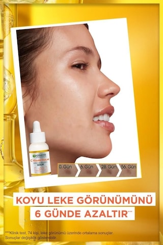 Garnier C Vitamini Parlak Süper Aydınlatıcı Serum 30 ML + Günlük Koruyucu Yüz Güneş Kremi SPF50+ 40 ML