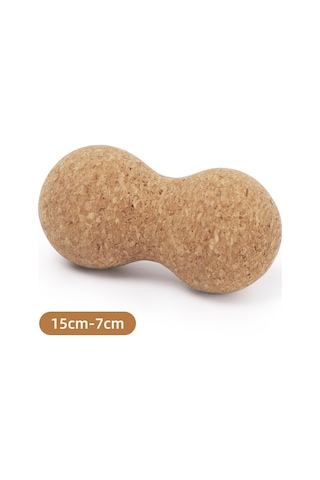 Springsun 7cm Çaplı Saçaklı Ahşap Yoga Topu - Kas Geliştirici, Esneklik Artırıcı, Taşınabilir Masaj Aleti Çok Renkli