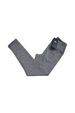 Fuba Kadın Yüksek Bel Tayt Gri