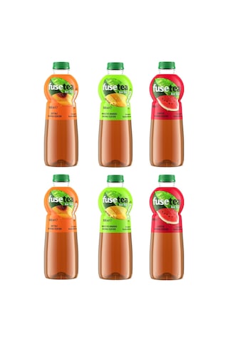 Fuse Tea Soğuk Çay 1 Lt 6 Lı Karma Paket Şeftali-mango Ananas-karpuz