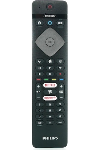 Philips İle Uyumlu Model 55pus7805/62 Mikrofonlu Smart Tv Kumanda