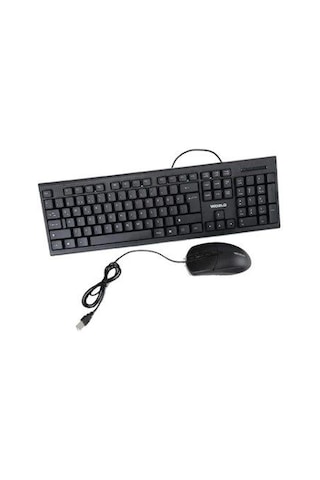USB Kablolu Q-TR Klavye Mouse Seti 150 cm. Kablo - 800 DPI
