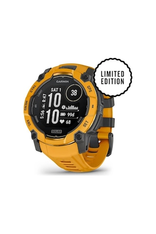 Garmin Instinct 3 - 45 MM Turuncu Gri (Distribütör Garantili)