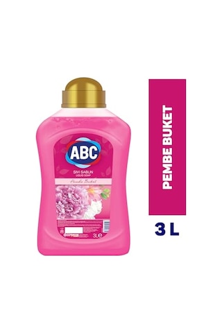 Abc Deterjan Sıvı Sabun Pembe 3 L
