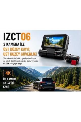 Izct06 Araç İçi Kamera