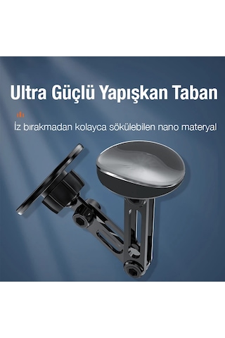 Ally Czy-f82y 360 Dönebilen Magsafe Araç İçi Telefon Tutucu- 5775 Diğer