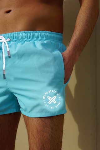 Miami Beach Mint Kısa Boy Erkek Deniz Ve Havuz Şortu Açık Mint